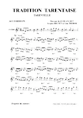 télécharger la partition d'accordéon Tradition Tarentaise (Tarentelle) au format PDF