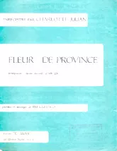 descargar la partitura para acordeón Fleur de province (Chant : Charlotte Julian) en formato PDF