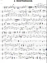 scarica la spartito per fisarmonica A Montparnasse (Arrangement : Gérard Merson) (Valse) in formato PDF