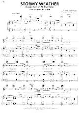 descargar la partitura para acordeón Stormy weather (Keeps Rainin' All The Time) en formato PDF