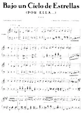 descargar la partitura para acordeón Bajo un Cielo de Estrellas (Por Ella) (Valse) en formato PDF