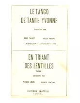 scarica la spartito per fisarmonica En triant des lentilles (Orchestration Complète) (Tango) in formato PDF