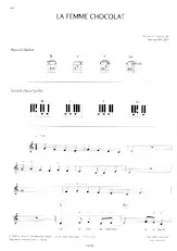 télécharger la partition d'accordéon La femme chocolat (Chant : Olivia Ruiz) au format PDF