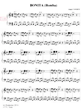 descargar la partitura para acordeón Bonita (Bomba) en formato PDF
