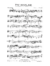 scarica la spartito per fisarmonica Pa' Bailar (Tango) in formato PDF