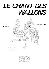 télécharger la partition d'accordéon Le chant des Wallons (Li tchant des Wallons) (Arrangement : Emile Sullon) au format PDF