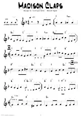 download the accordion score Madison claps in PDF format