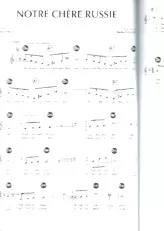 descargar la partitura para acordeón Notre chère Russie en formato PDF