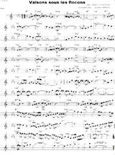 télécharger la partition d'accordéon Valsons sous les flocons (Arrangement : Gérard Merson) (Valse) au format PDF
