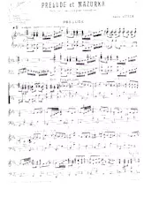 download the accordion score Prélude et Mazurka (Solo de Concours pour Accordéon) in PDF format
