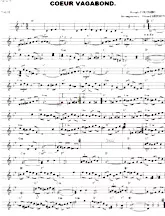 download the accordion score Cœur Vagabond (Arrangement : Gérard Merson) (Valse) in PDF format
