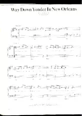 scarica la spartito per fisarmonica Way Down Yonder in New Orleans in formato PDF