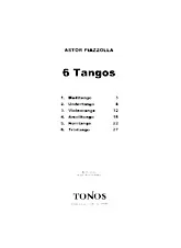 télécharger la partition d'accordéon Recueil : 6 tangos (Piano) au format PDF