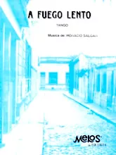 télécharger la partition d'accordéon A fuego lento (Tango) au format PDF