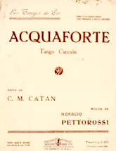 download the accordion score Acquaforte (Tango) in PDF format