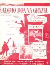scarica la spartito per fisarmonica Addio donna Grazia in formato PDF