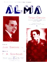 télécharger la partition d'accordéon Alma (Tango) au format PDF