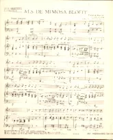 télécharger la partition d'accordéon Als de mimosa bloeit (Arrangement : Ronny Luco) (Tango Fox Trot) au format PDF