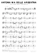 download the accordion score Antonia ma belle Argentina (Tango) in PDF format