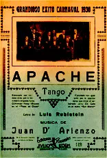 télécharger la partition d'accordéon Apache (Tango) au format PDF