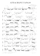 télécharger la partition d'accordéon Attachant Tango au format PDF