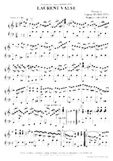 scarica la spartito per fisarmonica Laurent Valse in formato PDF