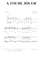 descargar la partitura para acordeón A toi de jouer (Java) en formato PDF