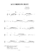 télécharger la partition d'accordéon Accordéon Bleu (Valse) au format PDF
