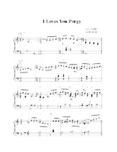 télécharger la partition d'accordéon I Loves You Porgy au format PDF