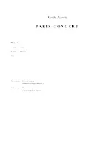 télécharger la partition d'accordéon Paris Concert (Blues) (Piano) au format PDF