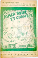 télécharger la partition d'accordéon Aimer boire et chanter (Chant : Georges Thill) (Valse) au format PDF