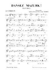 descargar la partitura para acordeón Dansez Mazurk (Mazurka) en formato PDF