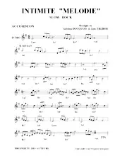 download the accordion score Intimité Mélodie (Slow Rock) in PDF format