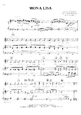 descargar la partitura para acordeón Mona Lisa (Slow) en formato PDF