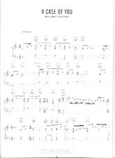 descargar la partitura para acordeón A case of you (Chant : Diana Krall) (Slow) en formato PDF