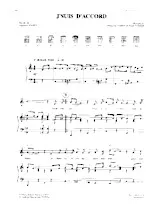 descargar la partitura para acordeón J' suis d'accord (Rock Twist) en formato PDF