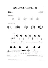 download the accordion score Un monde à refaire in PDF format