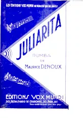 scarica la spartito per fisarmonica Juliarita (Rumba) in formato PDF
