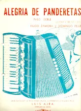 télécharger la partition d'accordéon Alegria de Pandereta (Paso Doble) au format PDF