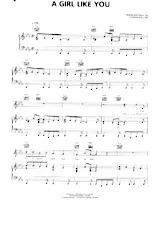 descargar la partitura para acordeón A girl like you (Disco) en formato PDF