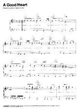 télécharger la partition d'accordéon A good heart (Chant : Feargal Sharkey) (Disco) au format PDF