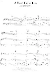 scarica la spartito per fisarmonica A heart full of love (Extrait : Les Misérables) (Valse) in formato PDF