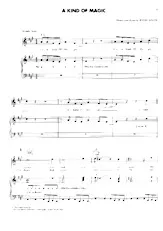 descargar la partitura para acordeón A kind of magic  en formato PDF