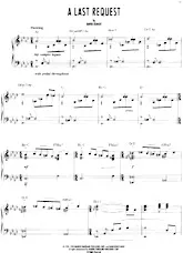 télécharger la partition d'accordéon A last request (Piano) au format PDF