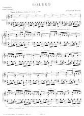 scarica la spartito per fisarmonica Boléro (Transcription : Roger Branga) (Piano) in formato PDF