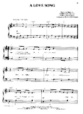 télécharger la partition d'accordéon A love song (Arrangement : Pick Edmonson) (Interprète : Anne Murray) au format PDF