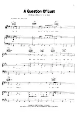 download the accordion score A question of lust (Interprête: Dépêche Mode) (Slow) in PDF format