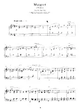 télécharger la partition d'accordéon Maigret (Theme) (Valse) au format PDF