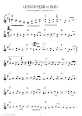 télécharger la partition d'accordéon Le baïon rose et bleu (Instrumental) au format PDF