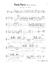 télécharger la partition d'accordéon Paris Paris (Plus jaloux) (Chant : La Compagnie Créole) au format PDF